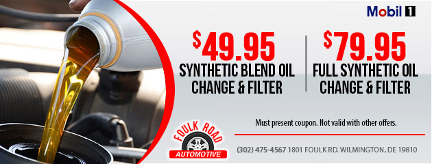 Oil Change Special